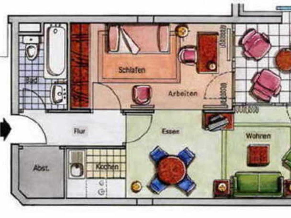 2 Raum Wohnung Morgensonne Mit Balkon Sellin  Eksteriør bilde